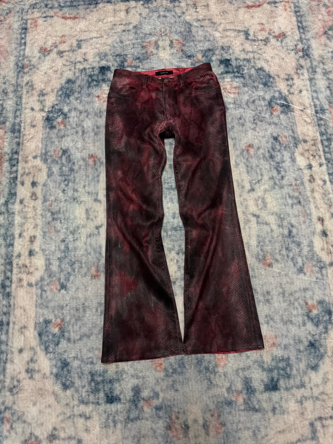 Yasuyuki ishii archive red python boot c 상품이미지1