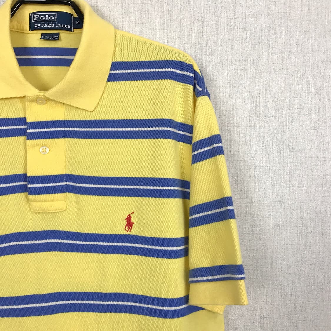 폴로 랄프로렌 POLO 스트라이프 반팔 카라티 남성M 상품이미지3