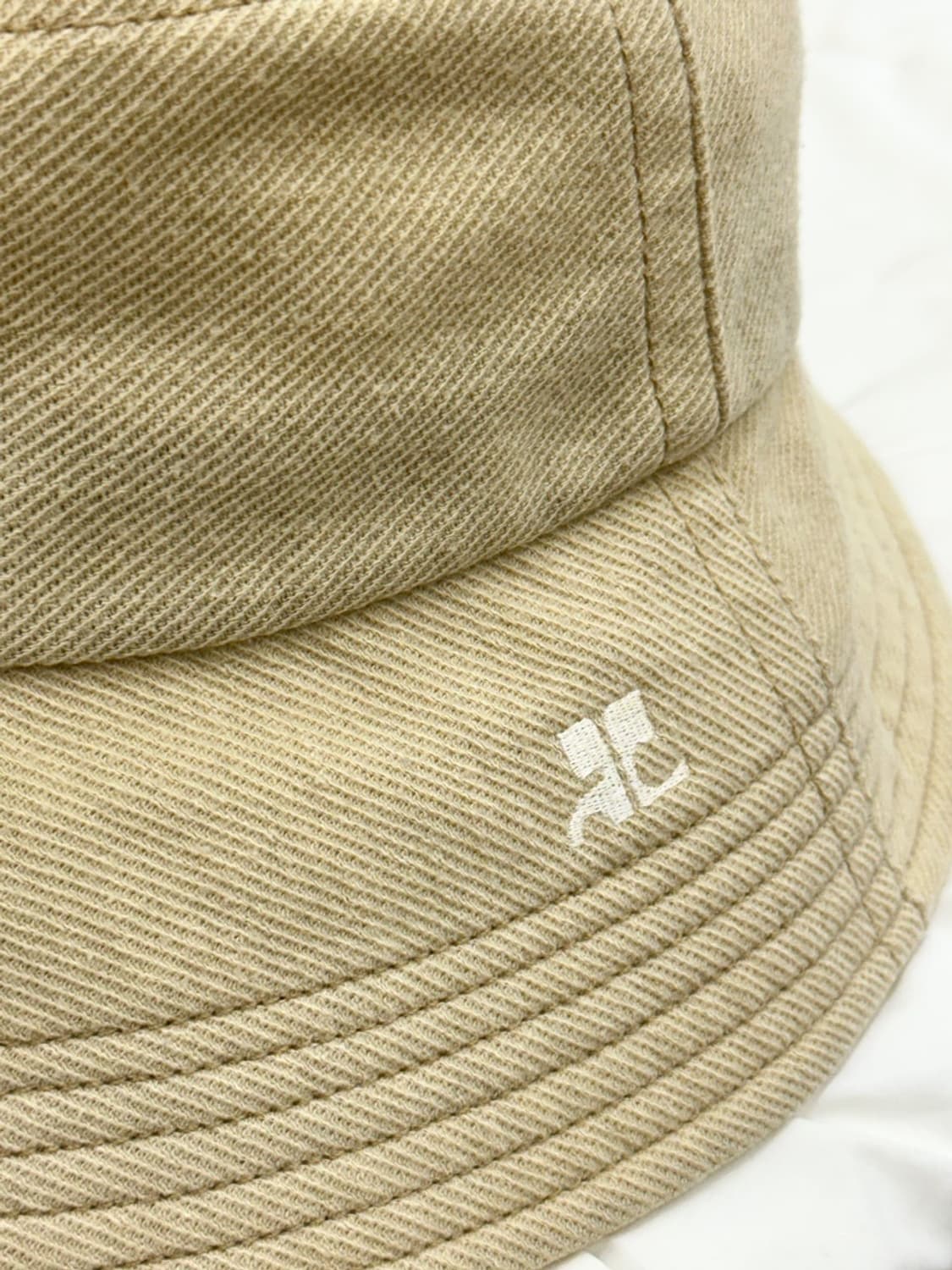 courreges / 꾸레쥬 베이지 버킷햇 상품이미지5