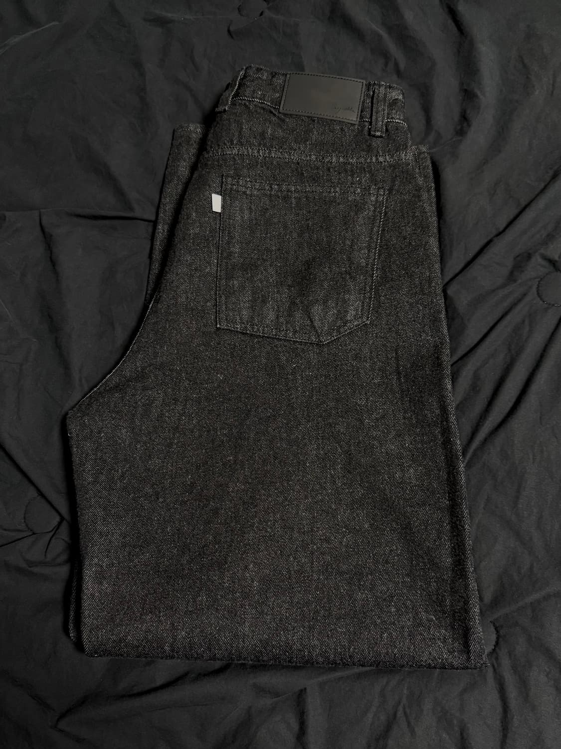 유스 와이드 데님 블랙 M (현행) 상품이미지2