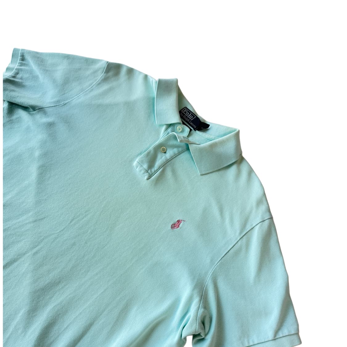 폴로 랄프로렌 민트색 반팔 카라티 XL 상품이미지1