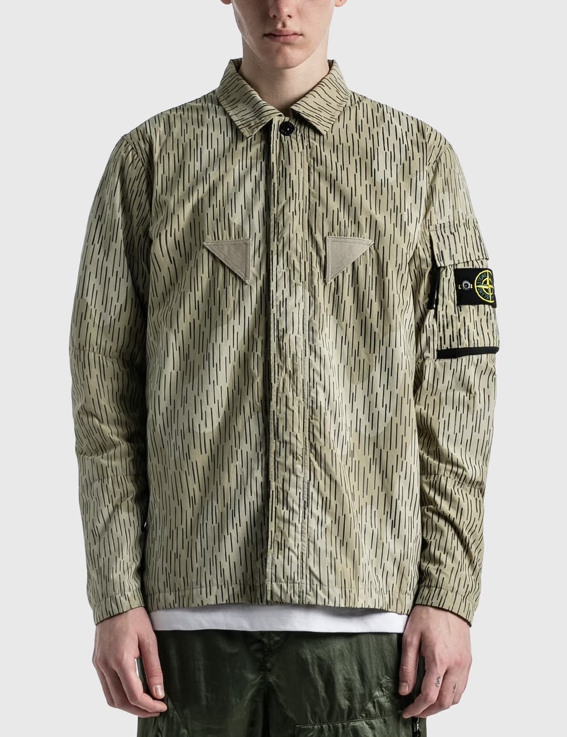 스톤아일랜드 리플렉티브 레인 카모 오버셔츠 상품이미지3
