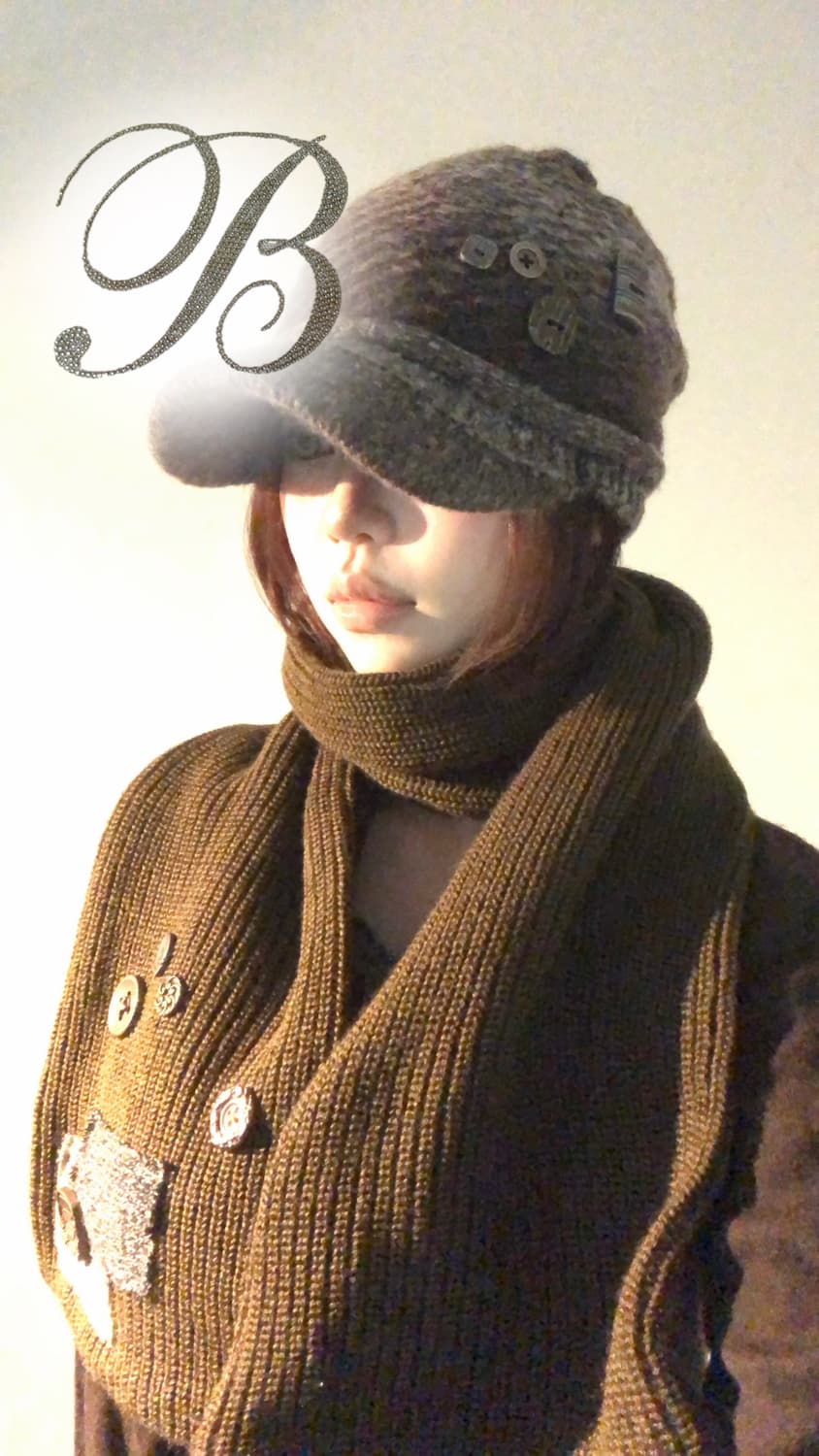 BA✞H CUSTOM MADE - Knit Shirred Cap 상품이미지1