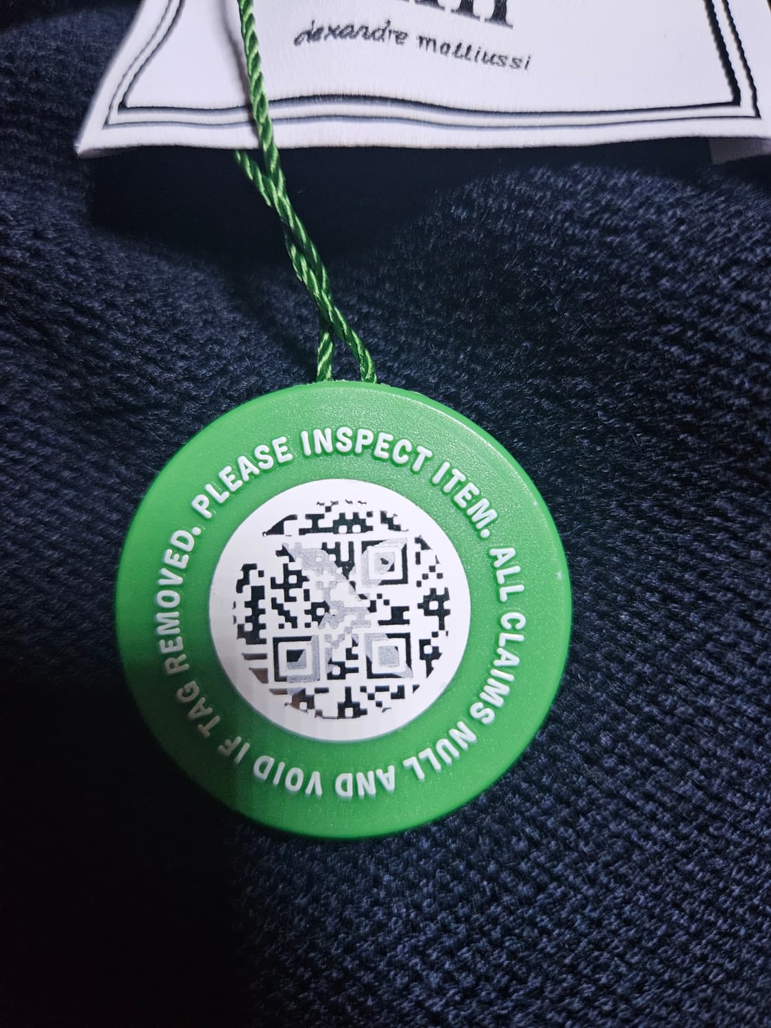 XL 아미 빅하트 가디건 자수로고 네이비 정품 상품이미지9