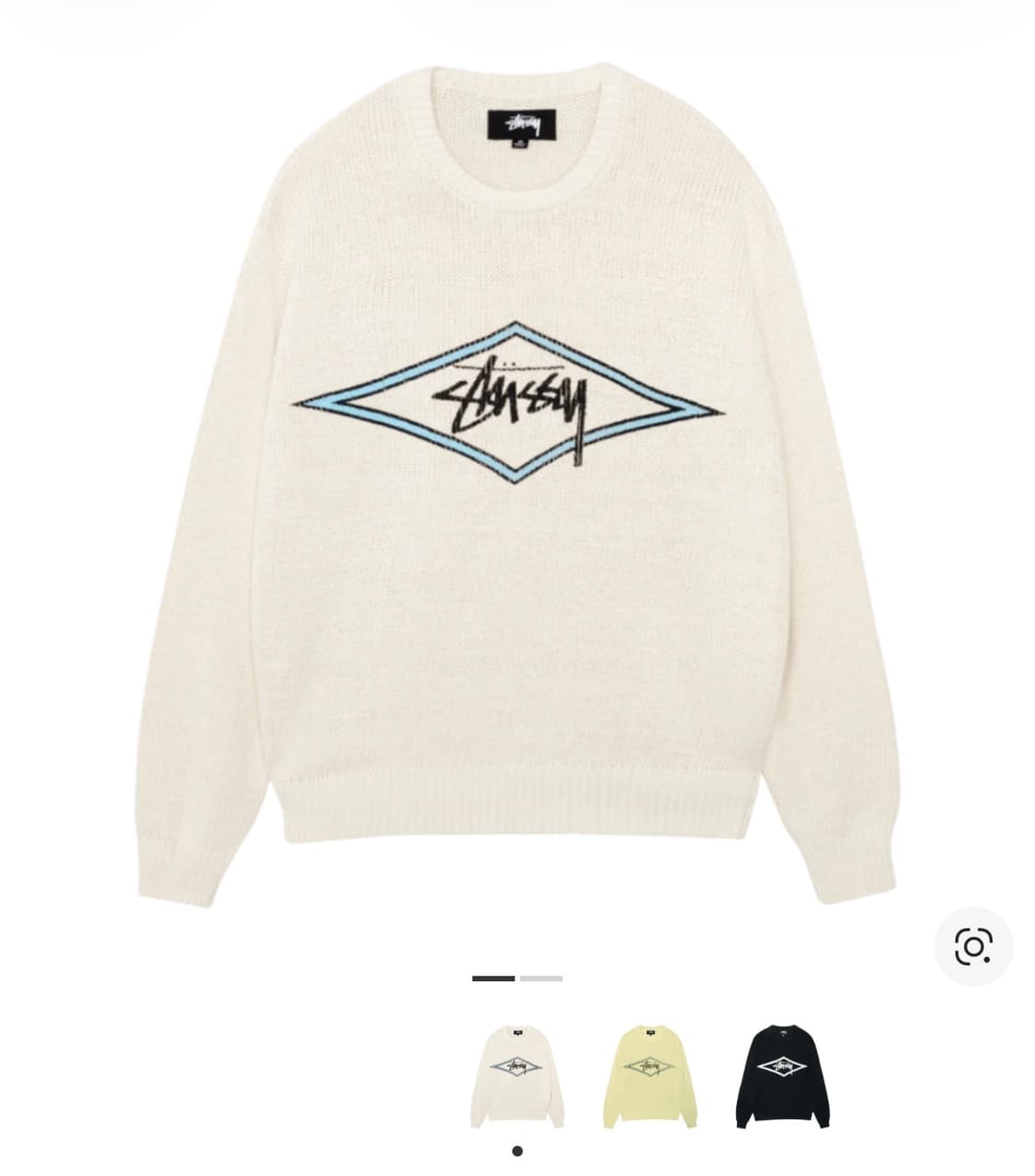 스투시 서프 팀 스웨터 아이보리 니트 (공홈구매) L 스투시 니트  상품이미지1