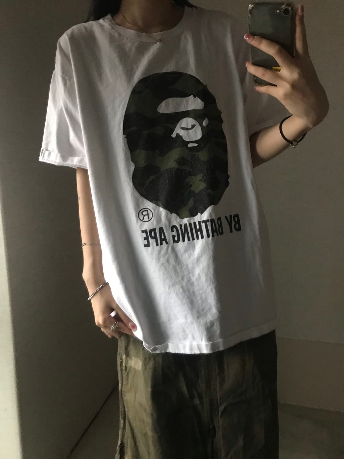 베이프 카모사루 반팔티셔츠 상품이미지2