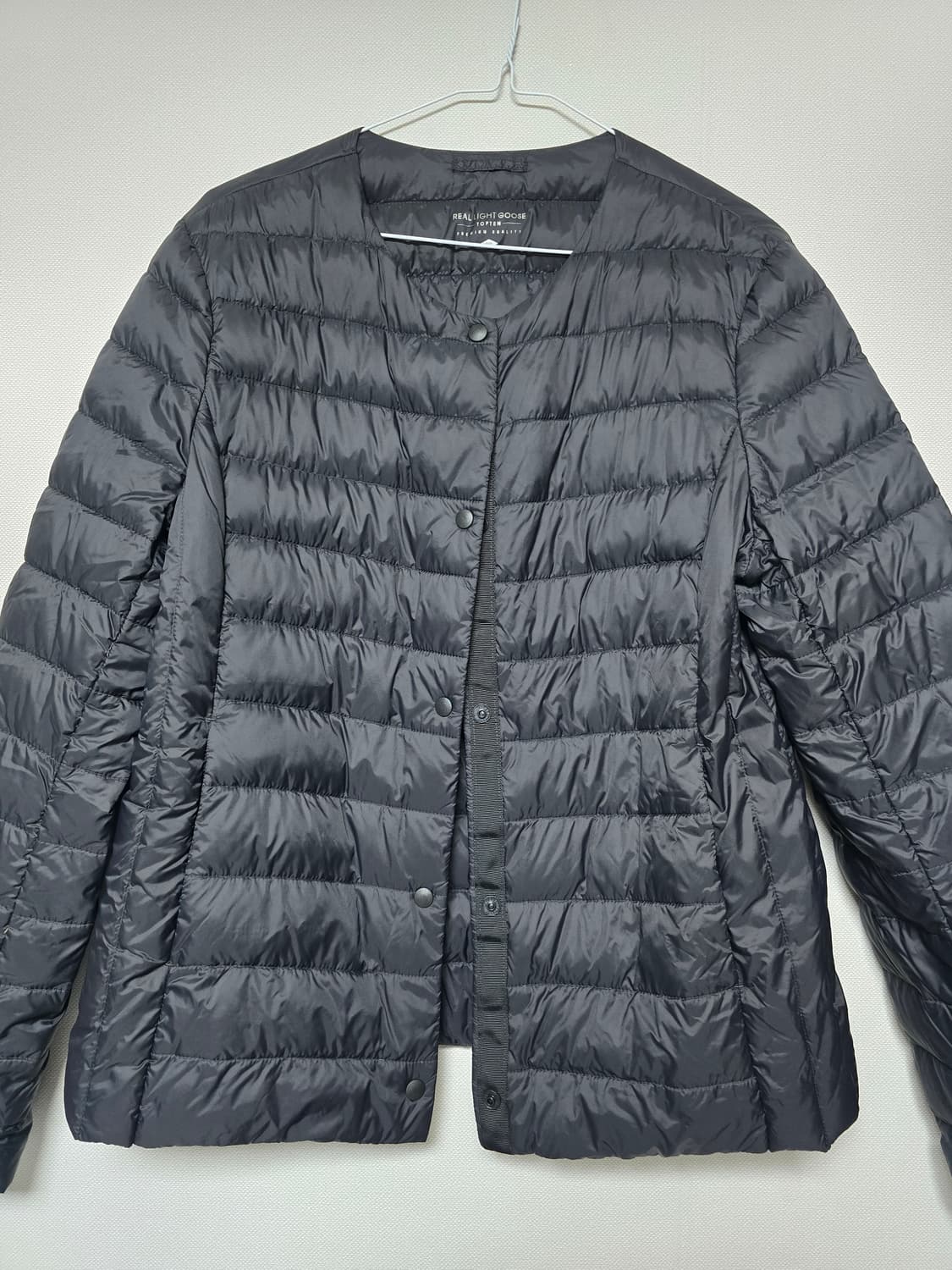 탑텐 Real light goose 경량 구스다운 블랙 패딩 100 상품이미지2