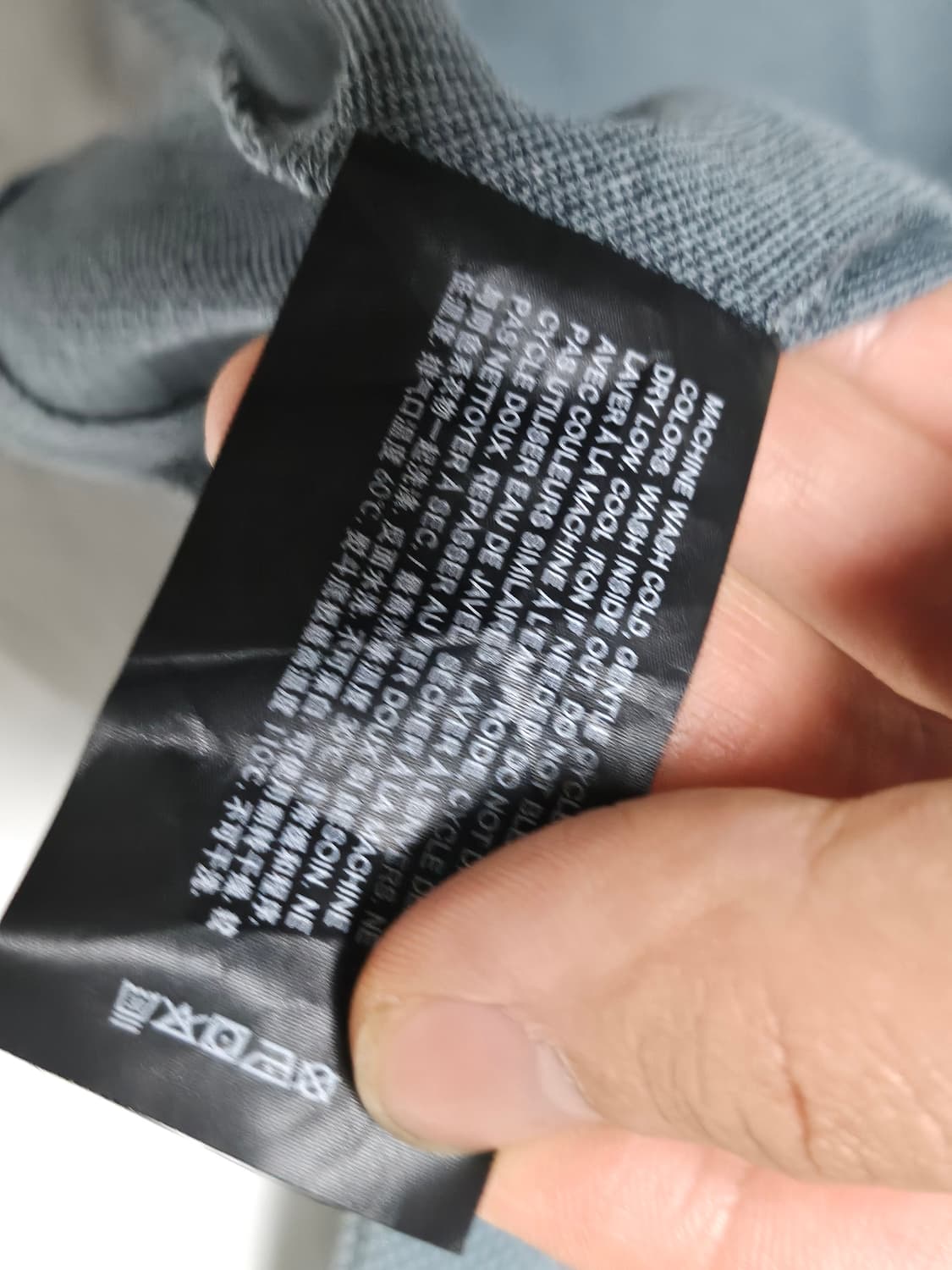 띠어리 헨리넥 매쉬 반팔 티셔츠 L 상품이미지4