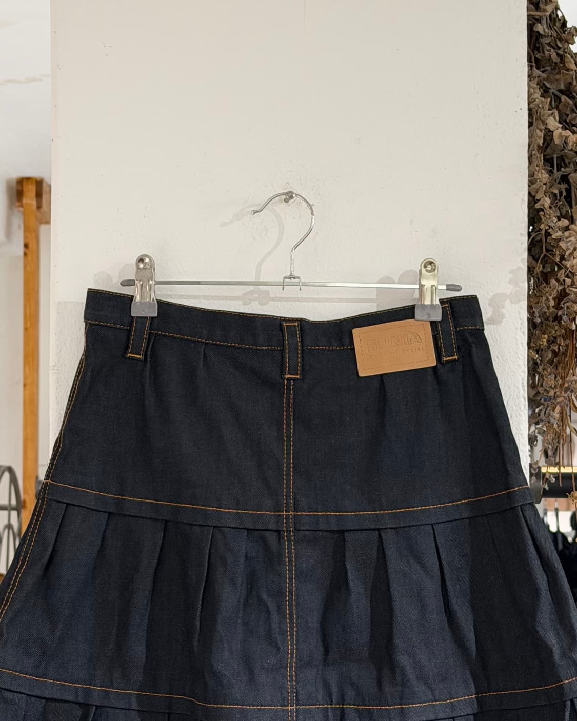 소니아 리키엘 데님 플레어 미디 스커트 상품이미지5