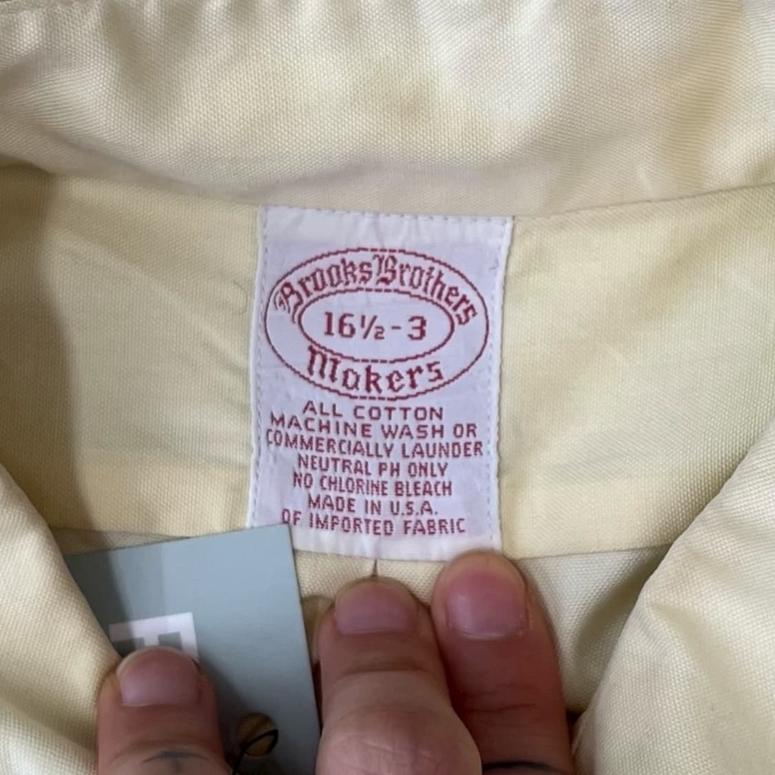 브룩스브라더스 솔리드 셔츠 r1594 상품이미지5