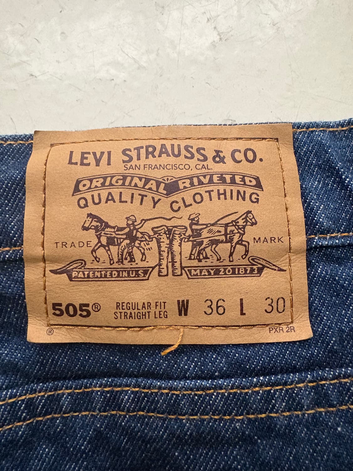 90‘s vtg Levi’s 505 Orange tab denim 상품이미지8