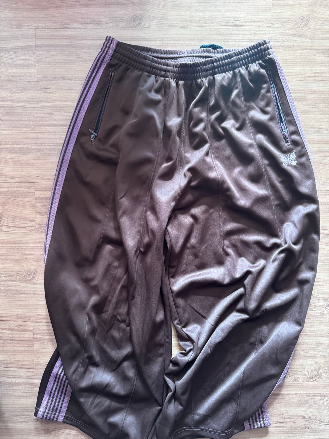 니들스 HD 트랙팬츠 브라운 핑크 M 상품이미지2