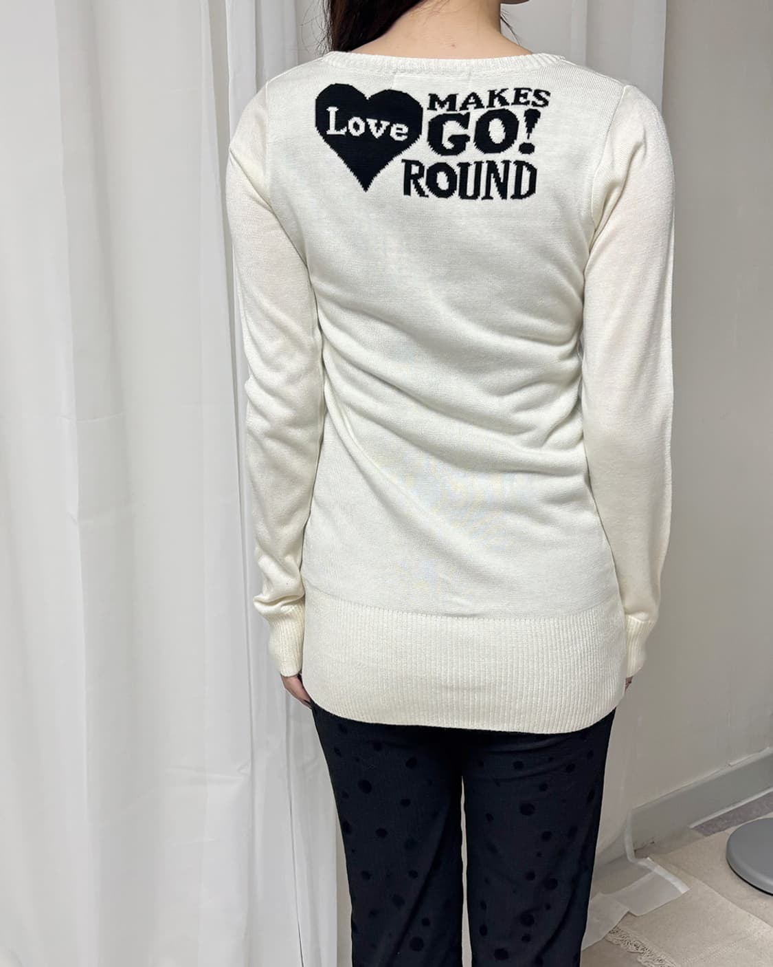 COOKIE HOUSE 레터링 자카드 풀오버 상품이미지10