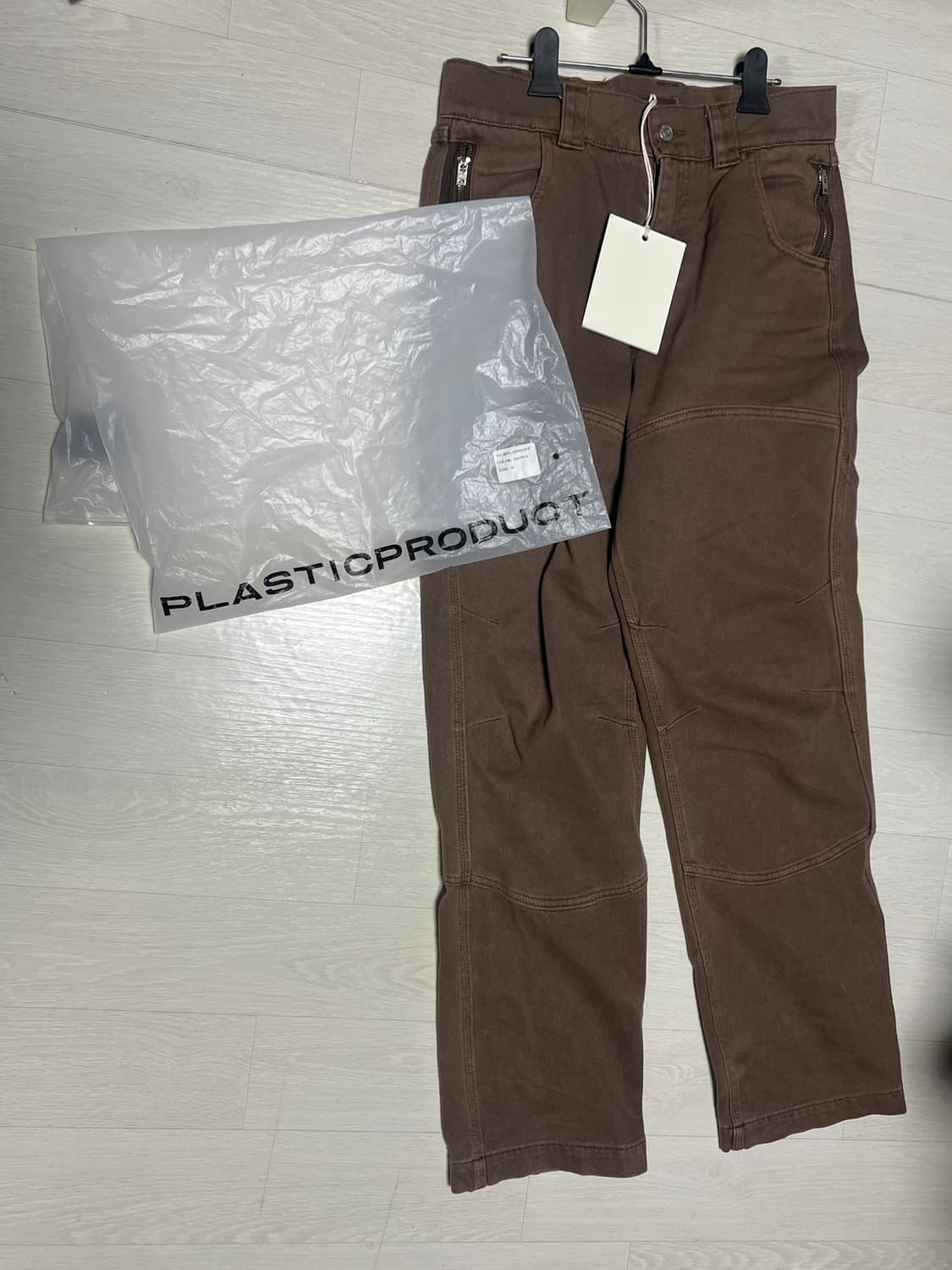플라스틱프로덕트 MPa CALF POCKET PANTS (BROWN) 상품이미지7