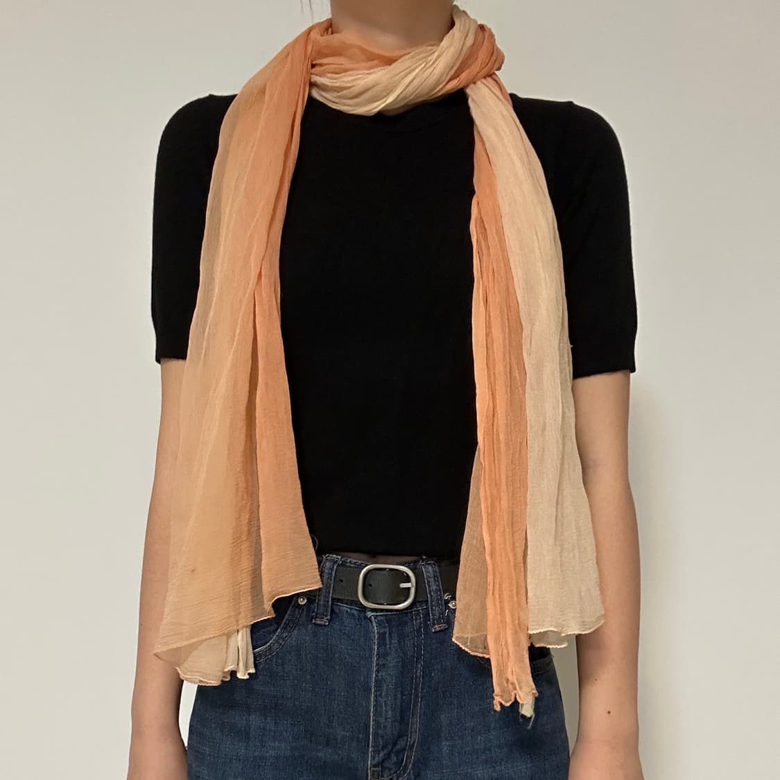 소프트 샌드 베일 빈티지 스카프 상품이미지5