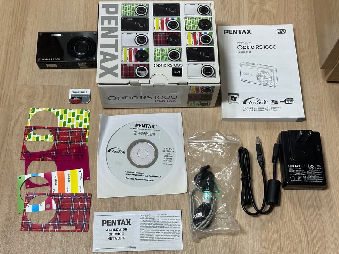 (박스/무보정 촬영본 有) Pentax Optio RS1000 블랙 상품이미지2