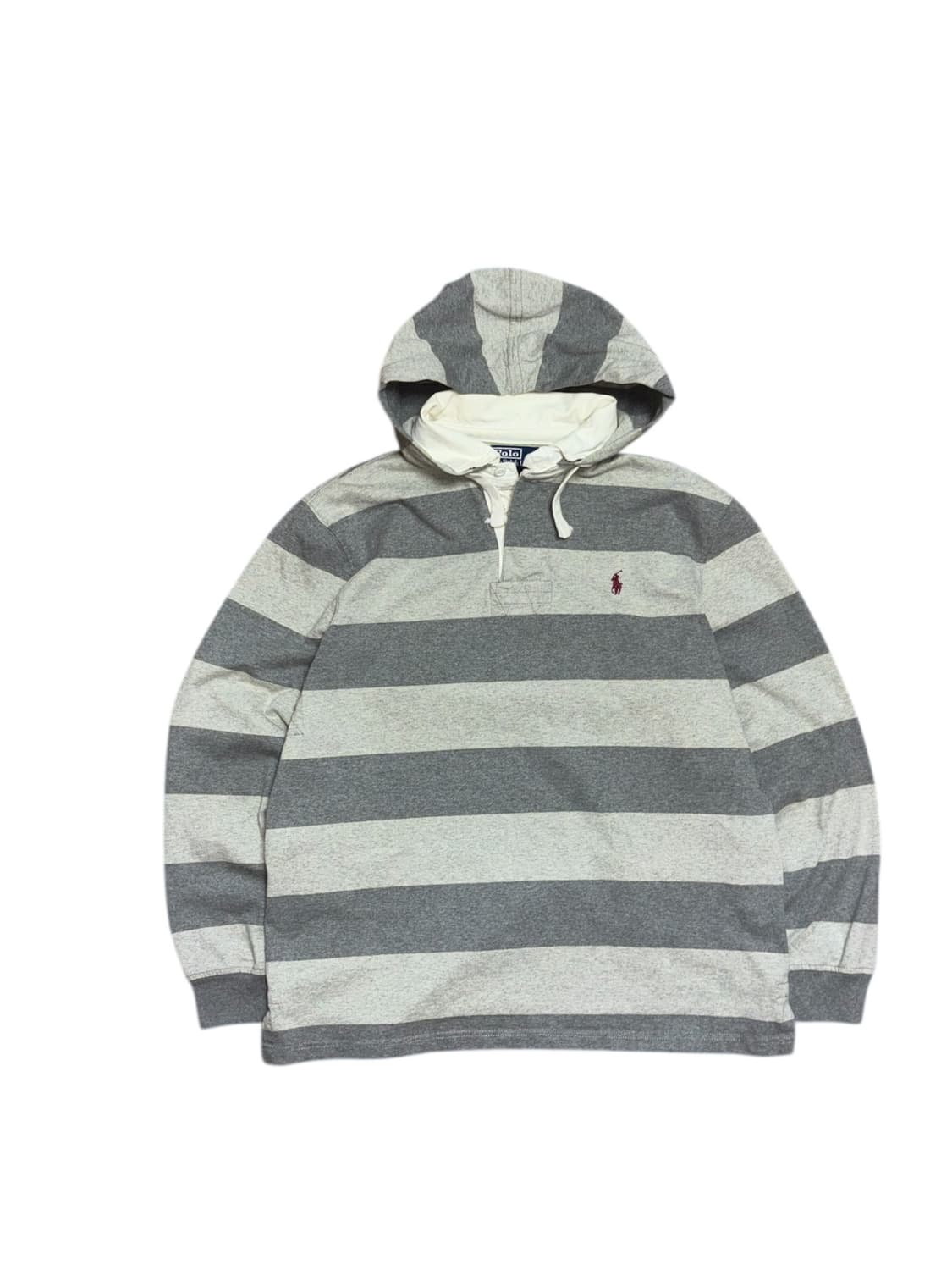 폴로 랄프로렌 레어 빈티지 럭비티 후드티 상품이미지2