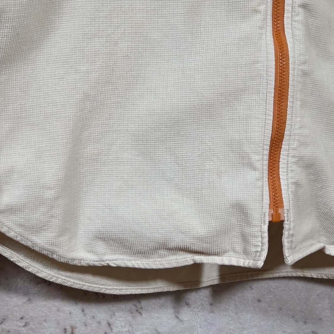 일본 빈티지 오렌지 샌드 와플 집업 상품이미지3