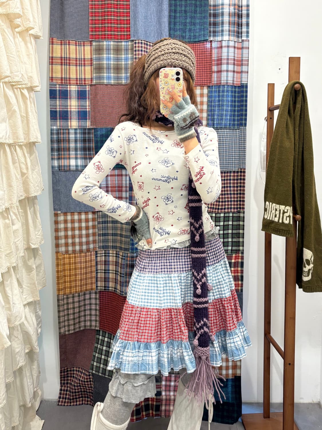 히스테릭글래머 퍽베어 롱슬리브 상품이미지3