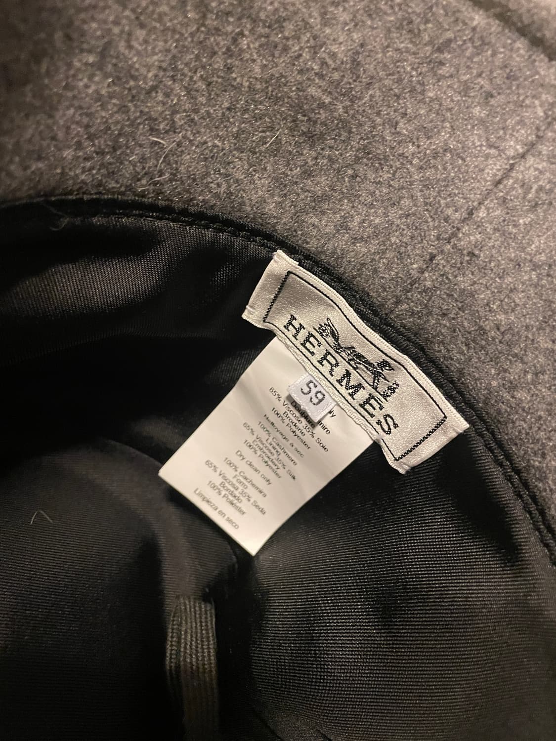 에르메스 캐시미어 버킷햇 상품이미지3