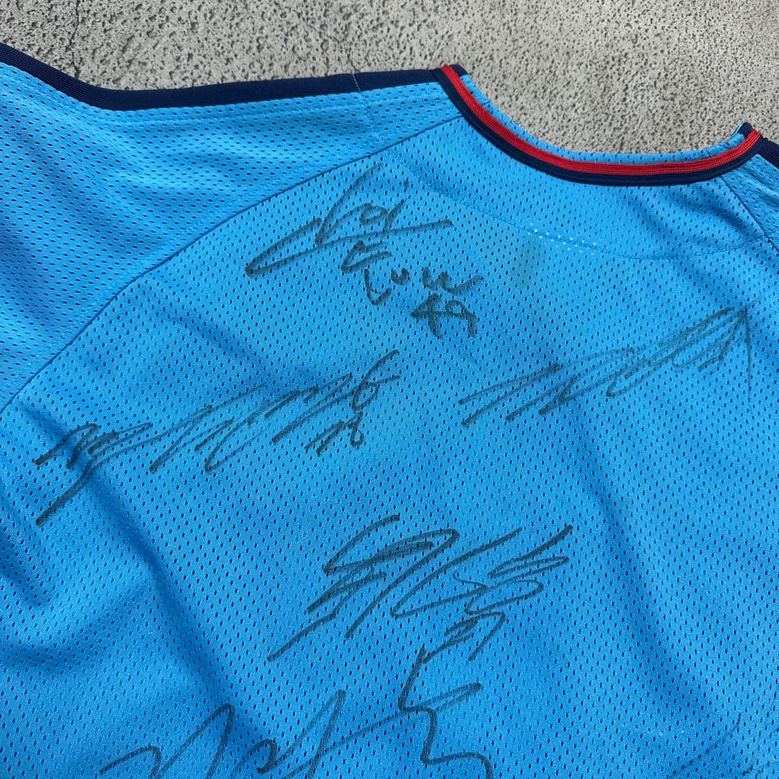 롯데자이언츠 정보근 김상수 유강남 최이준 등 동료 친필싸인 야구 유니폼 상품이미지6