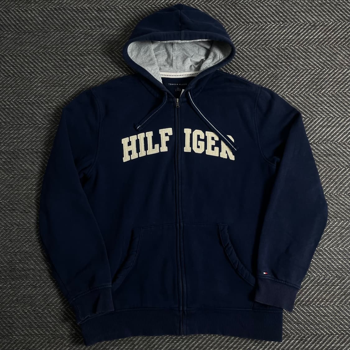 타미힐피거 빅로고 올드스쿨 기모 후드집업y 3513 상품이미지2