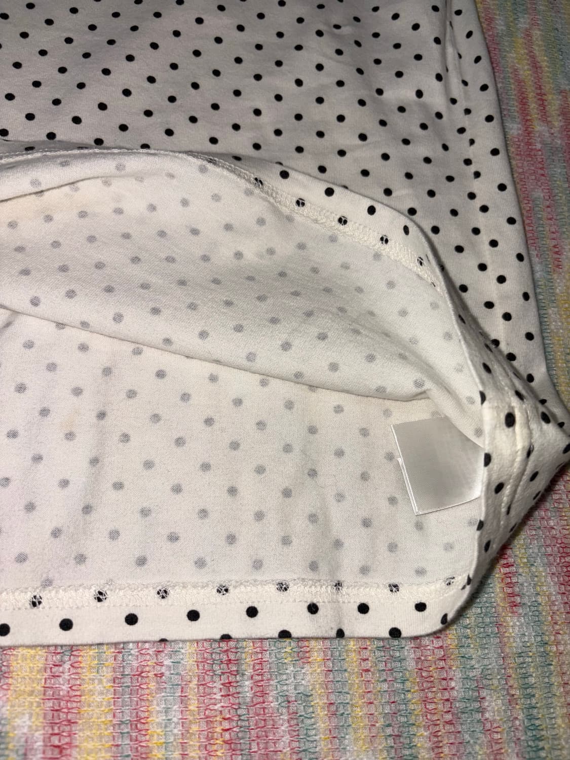 아이보리 크로쉐 도트 티셔츠 상품이미지9