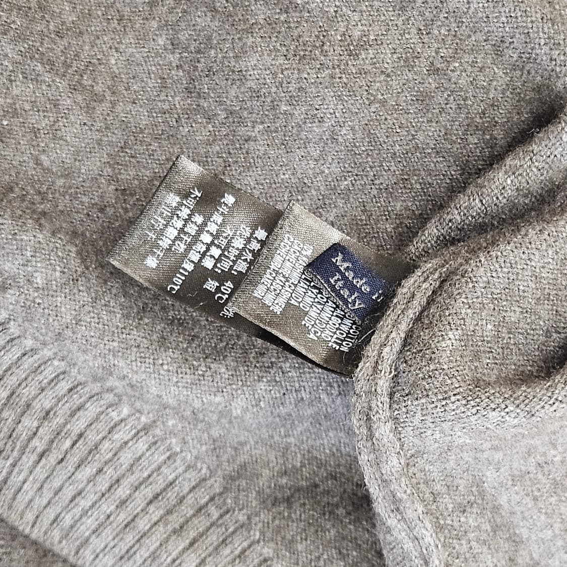 Zegna sport 제냐 스포츠 울 니트 반집업 M~L 상품이미지9