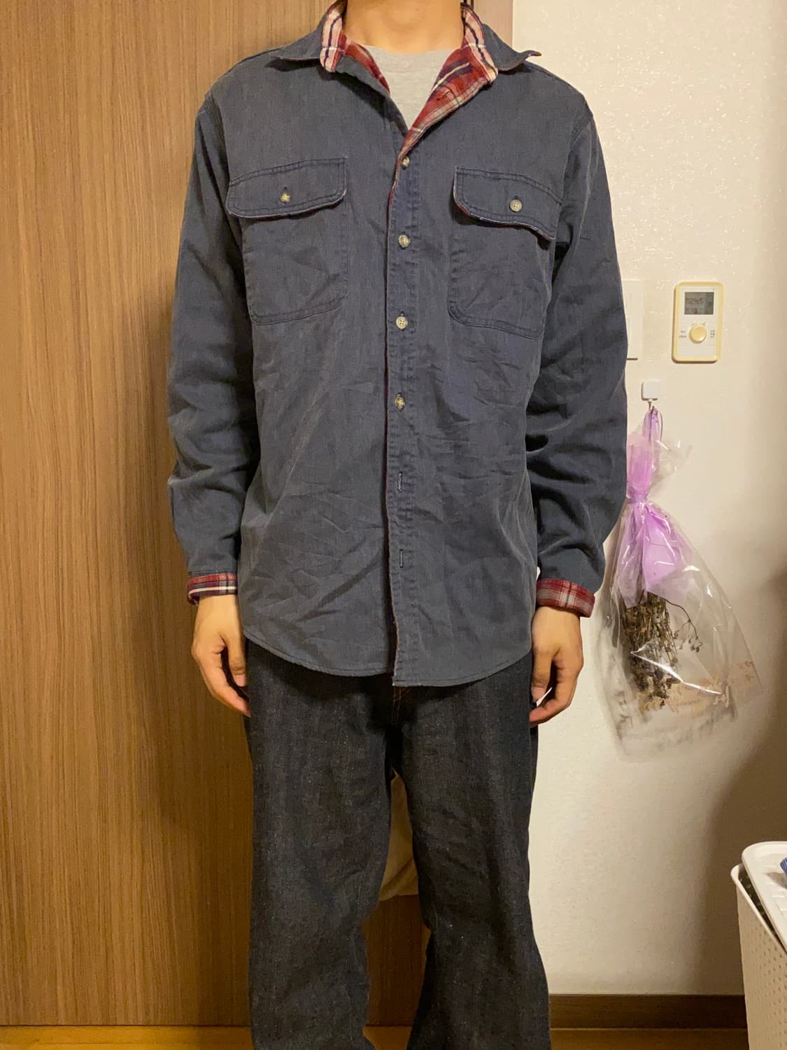 90’s L.L.Bean Work Shirt made in USA 상품이미지6