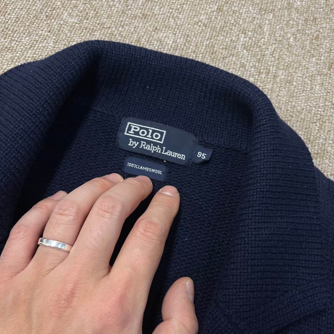 폴로 랄프로렌 90‘s 금장 울 블레이저 상품이미지5