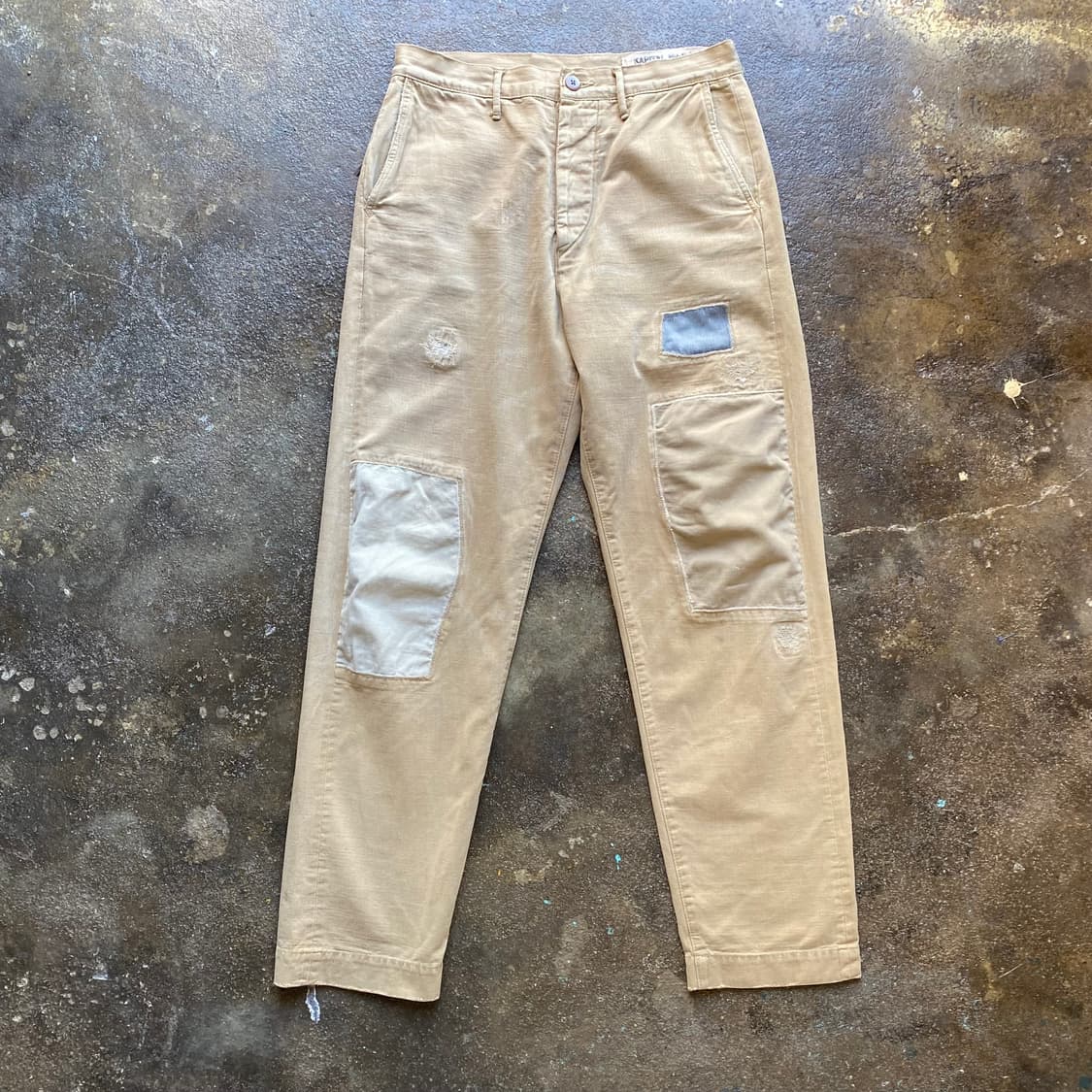 (M) 캐피탈 패치워크 팬츠 상품이미지1