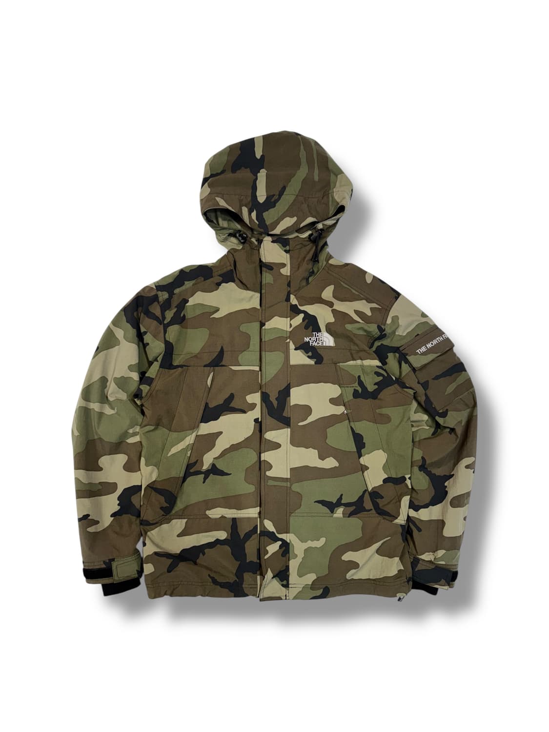 00s 노스페이스 카모플라쥬 바람막이 자켓 (S)   상품이미지1