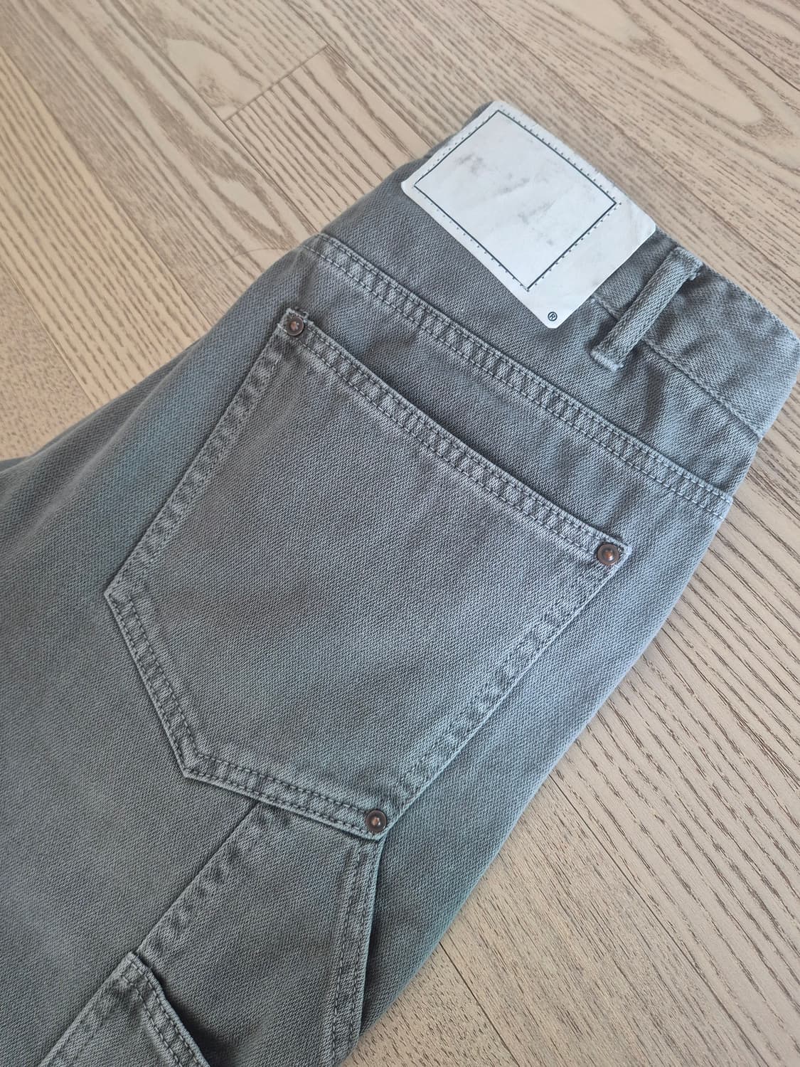 디스이즈네버댓 청바지 Faded Carpenter Olive Grey. 상품이미지5