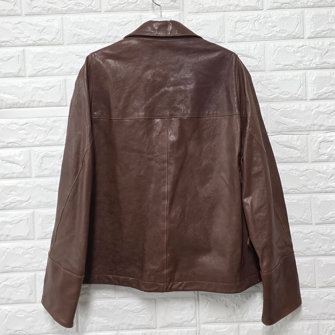 택포_ 마틴발 Martyn Bal  브라운 양가죽 자켓 M 상품이미지4