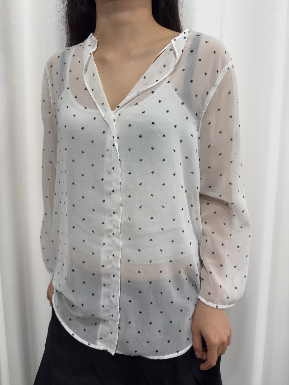 zara star blouse 상품이미지2