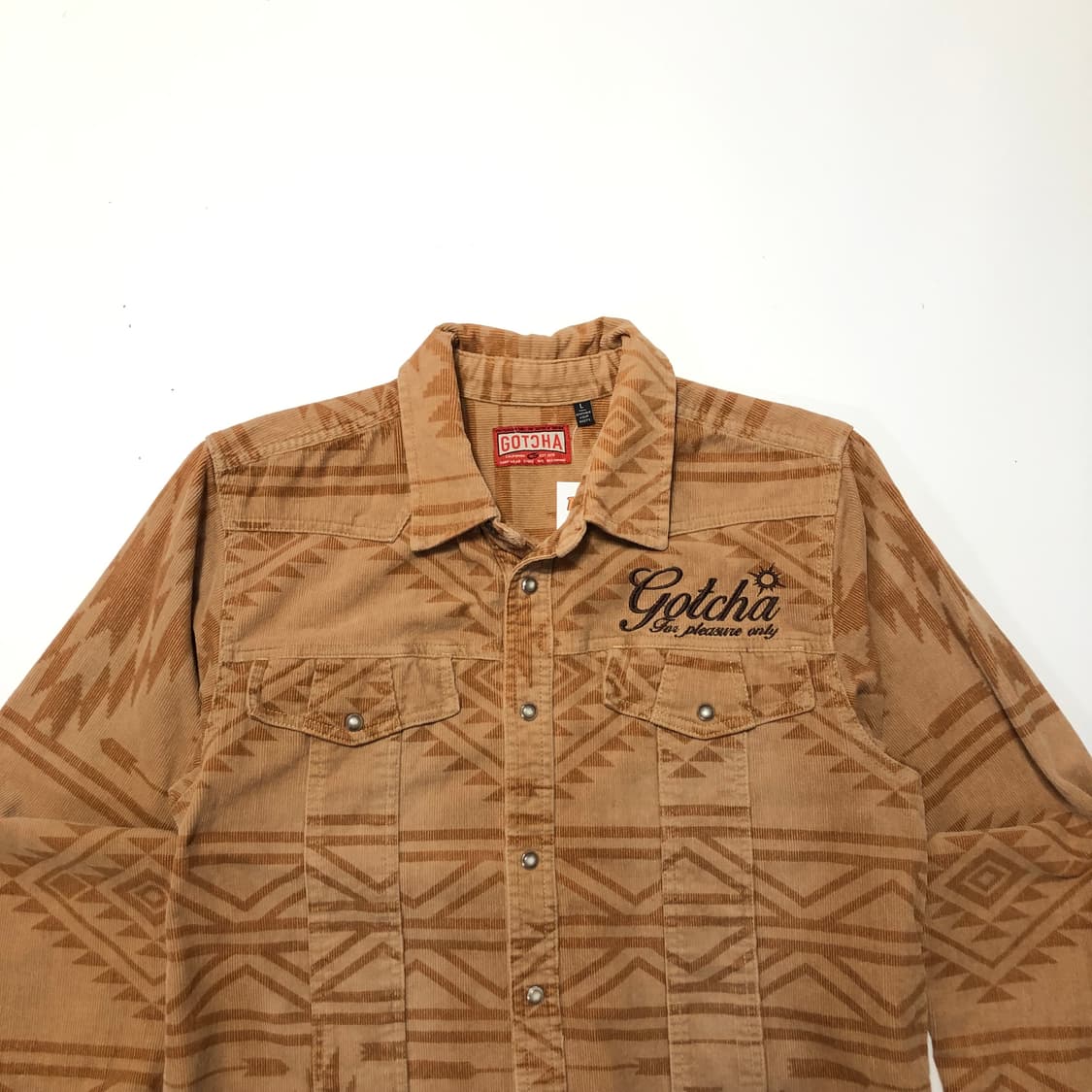 Gotcha 올오버 나바호 코듀로이 셔츠  상품이미지4
