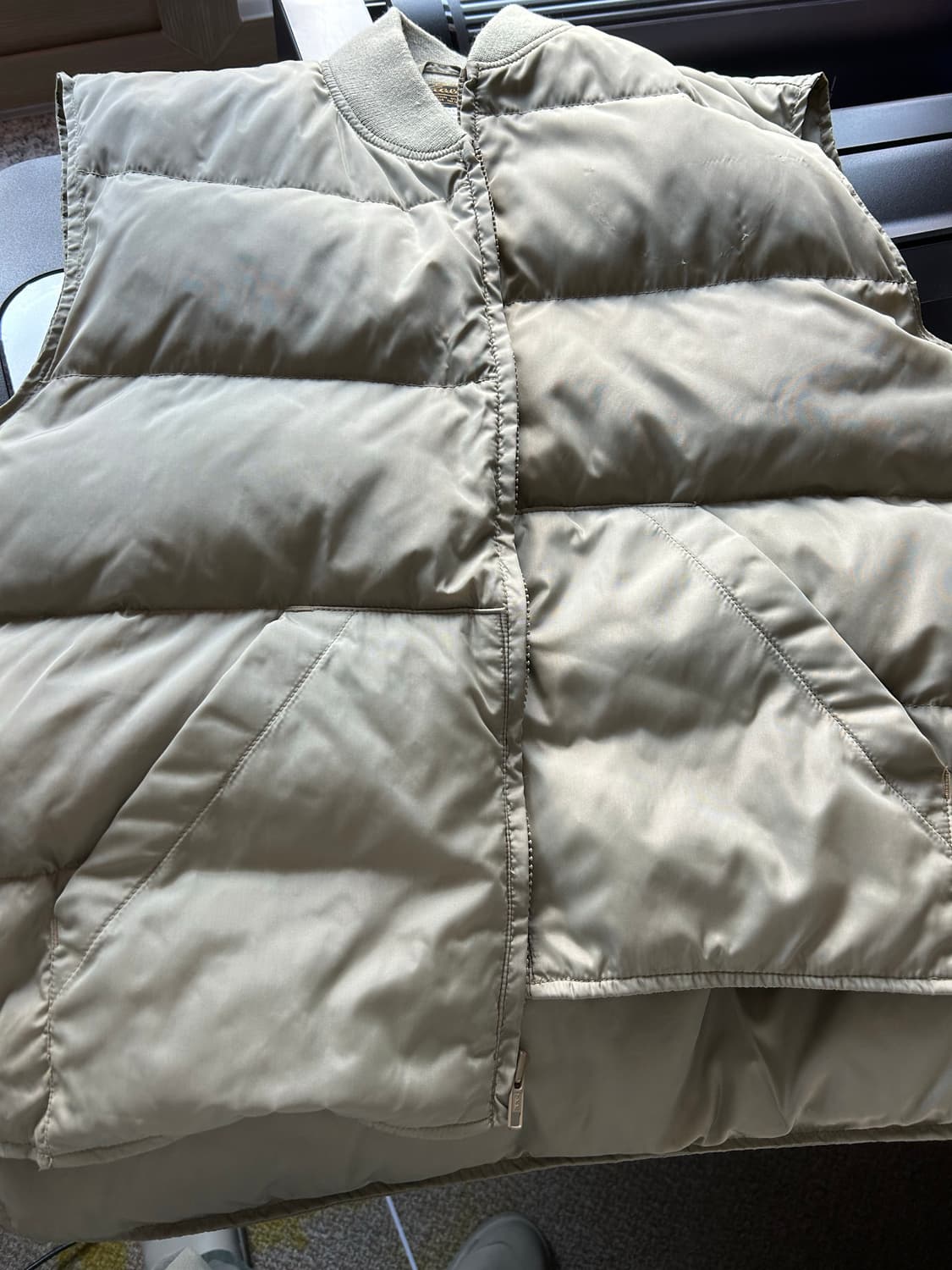 빈티지 에디바우어 다운 베스트 상품이미지6