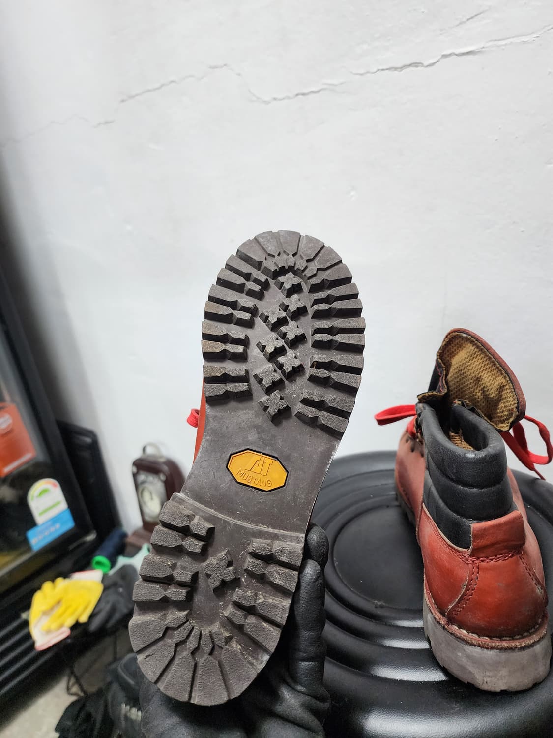 빈티지 SB World 통가죽 등산화 상품이미지6