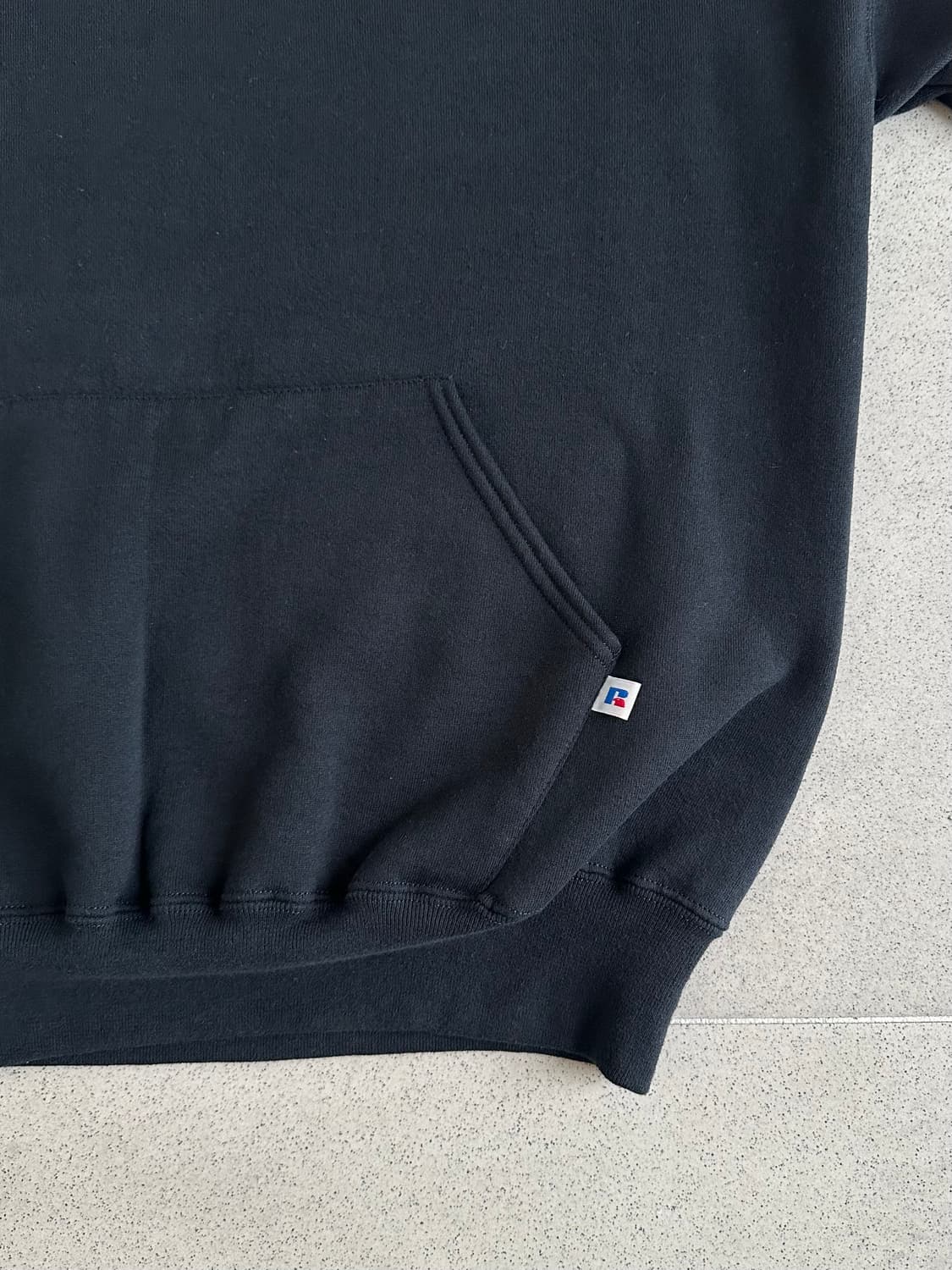 90s 빈티지 러셀 후드 블랙 XL 상품이미지4