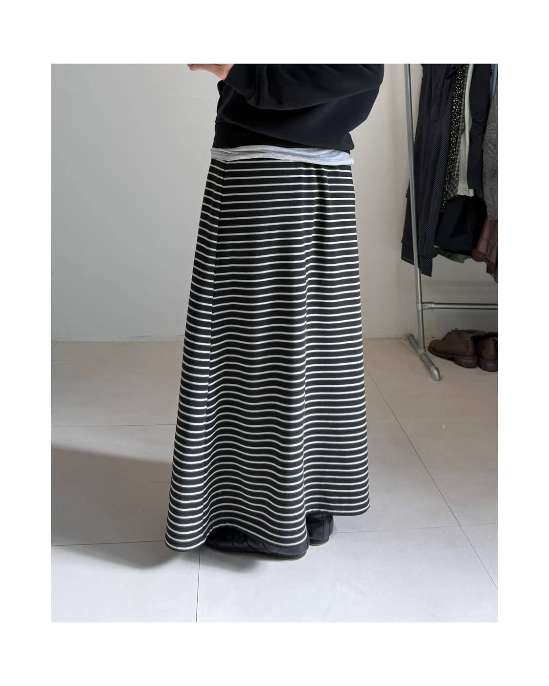 빈티지 스트라이프 스커트 상품이미지2