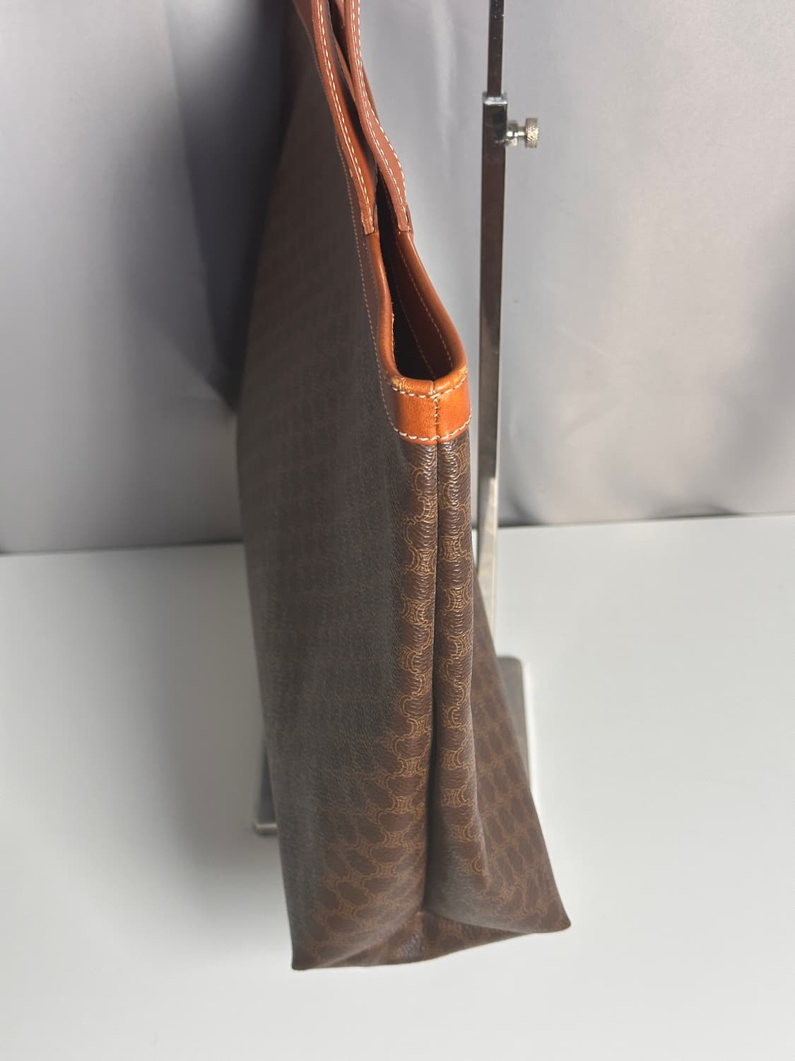 셀린느 마카담 브라운 PVC & 가죽 쇼퍼백 상품이미지3