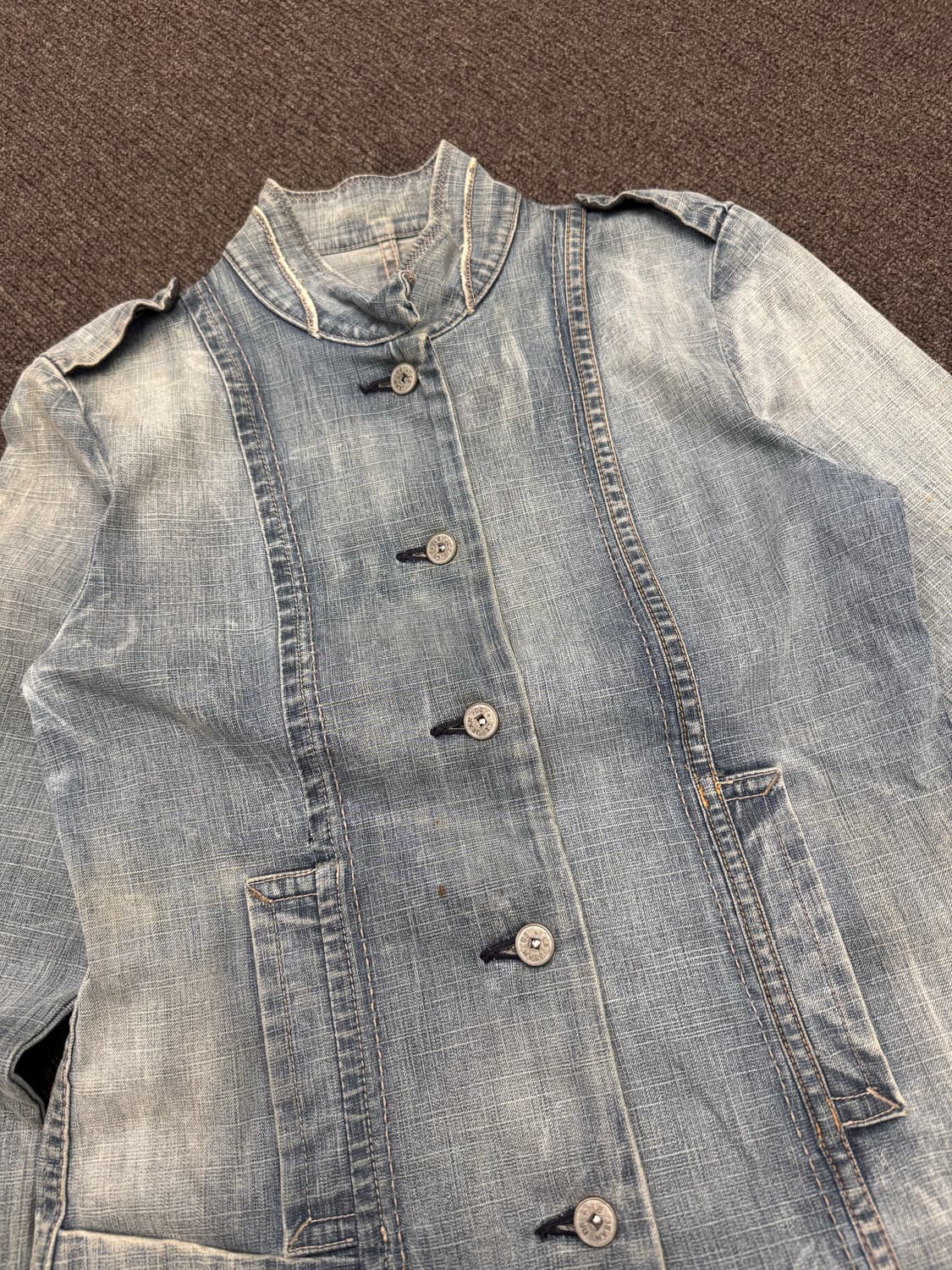 M)마리떼 프랑소와 저버 빈티지 여성 데님 자켓 상품이미지2