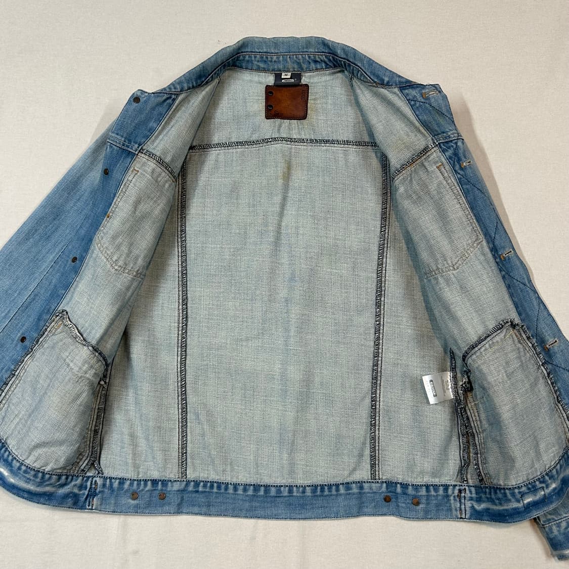 M) 지스타로우 워싱 데님 자켓 상품이미지7