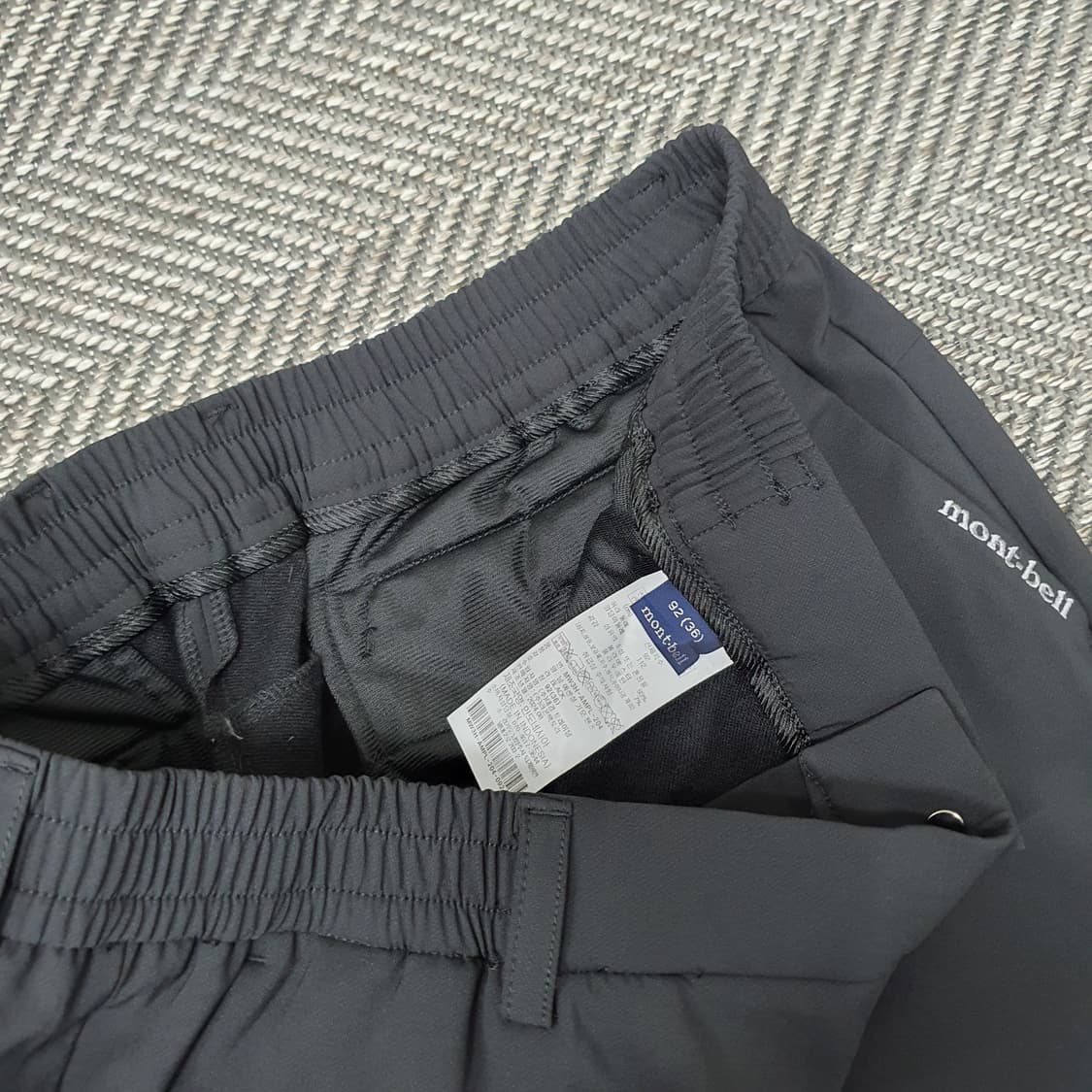 몽벨 밴딩 스판 팬츠 남자36~37 상품이미지2
