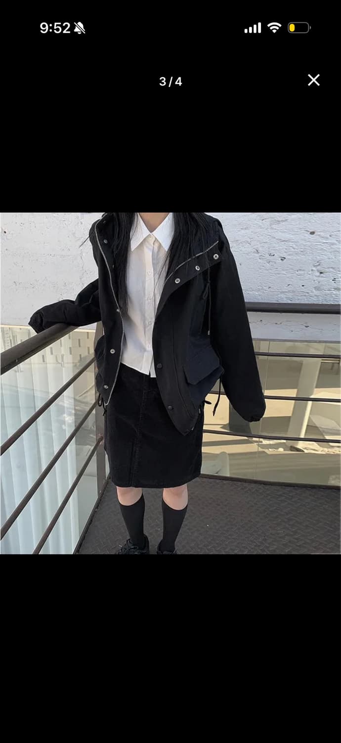 애니원모어 코듀로이 미디스커트 상품이미지1