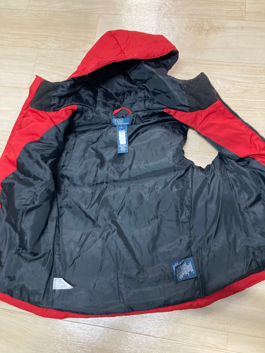 폴로 랄프로렌 빅포니 레드패딩 베스트 상품이미지3