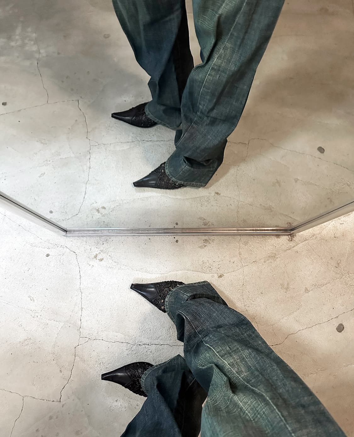 LEVI'S engineered 001 deep blue w30 상품이미지4