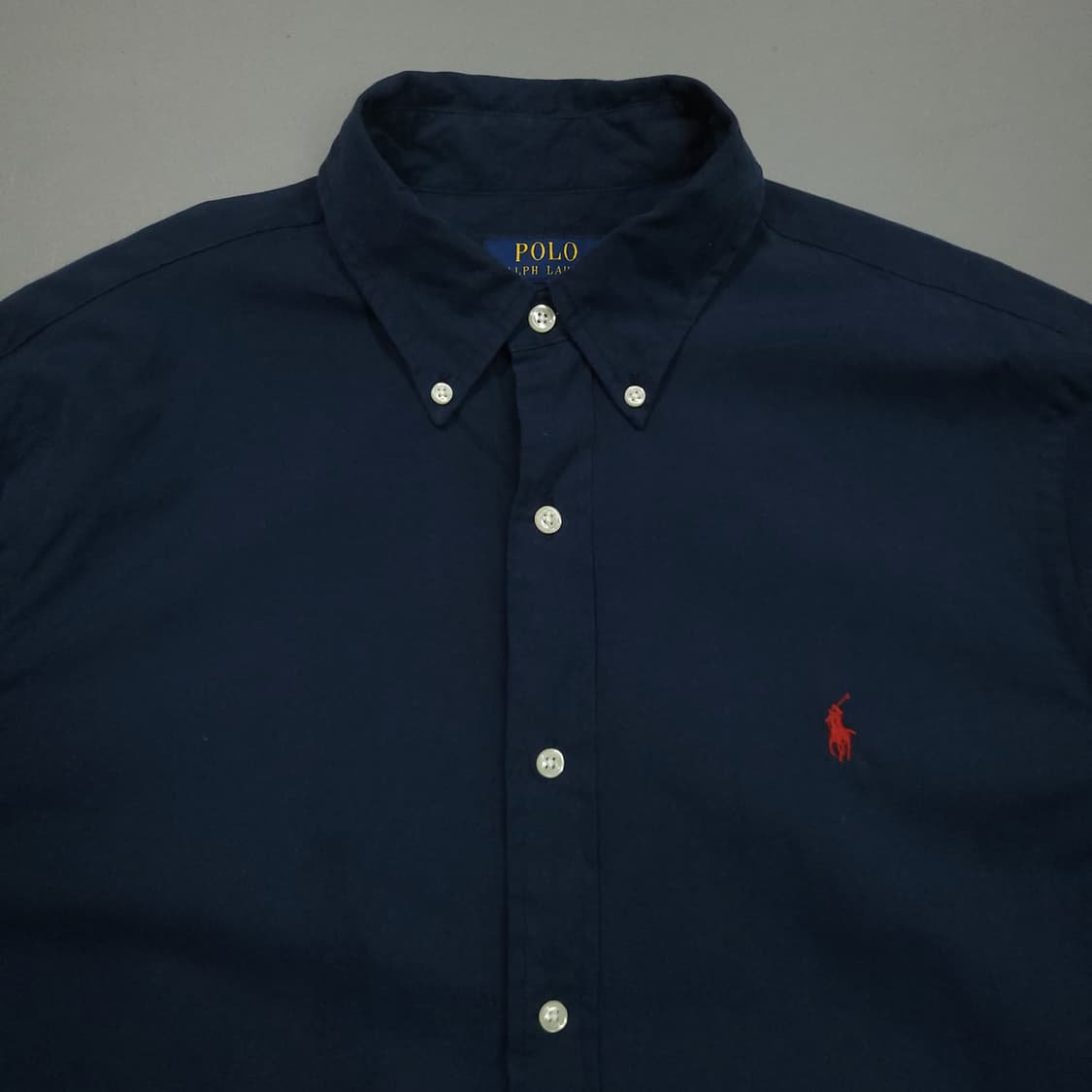 폴로 랄프로렌 신형 qr 셔츠 L 네이비 상품이미지2