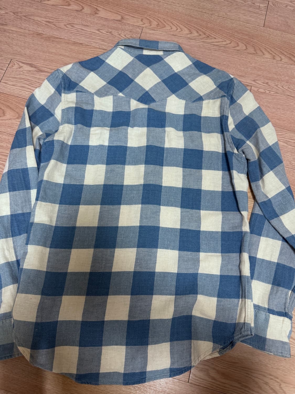 RRL 더블알엘 플래드 트윌 웨스턴 셔츠 M 상품이미지5