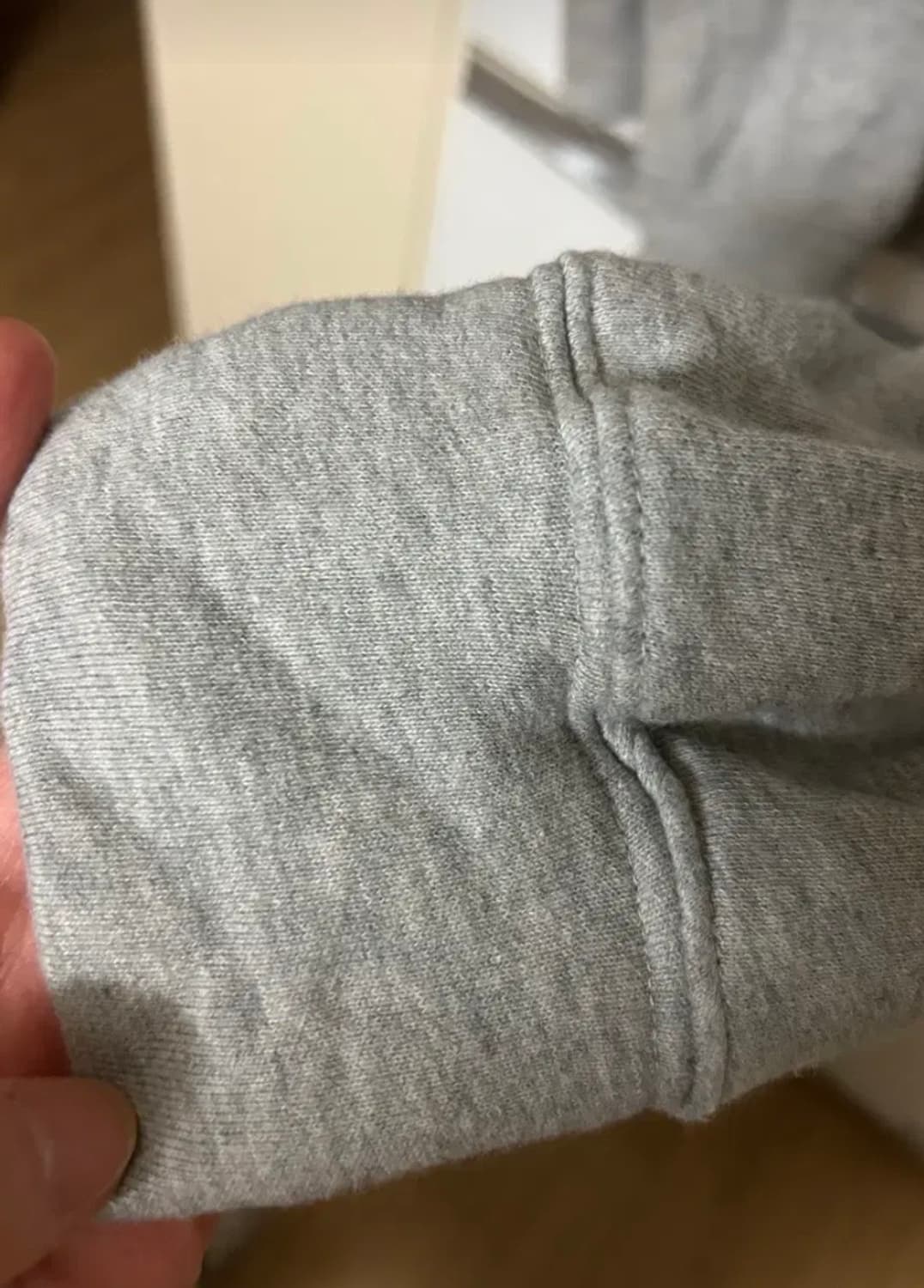 꼼데가르송 play라인 후드집업 그레이 상품이미지2